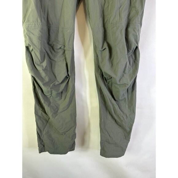 REI Co-Op Nylon Convertible Roll Up Hiking Trail Cargo Pants Green - Picture 4 of 11